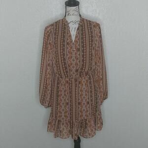 C Multicolored Floral Dress Size S